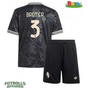 Juventus Gleison Bremer #3 Tredjeställ Barn 2025-26 Kortärmad (+ Korta byxor)